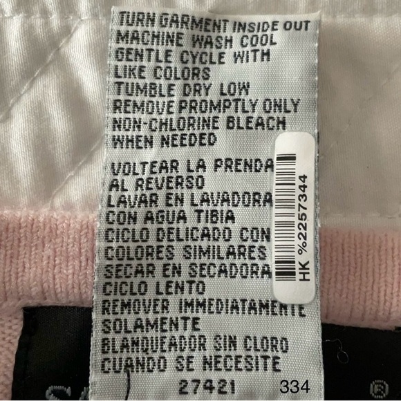 Sag Harbor Women’s 2-Fer Sweater Set Button Front Cardigan Pink Small NWOT - Picture 11 of 11